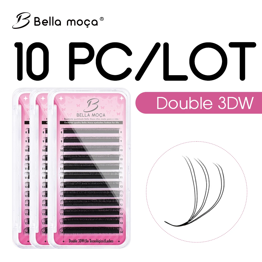 bella-moca-10-ピース-ロット-double3dw-6dw-まつげ-007-d-カール-ナチュラル-ソフト-プロフェッショナルまつげ-ブラジルから発送