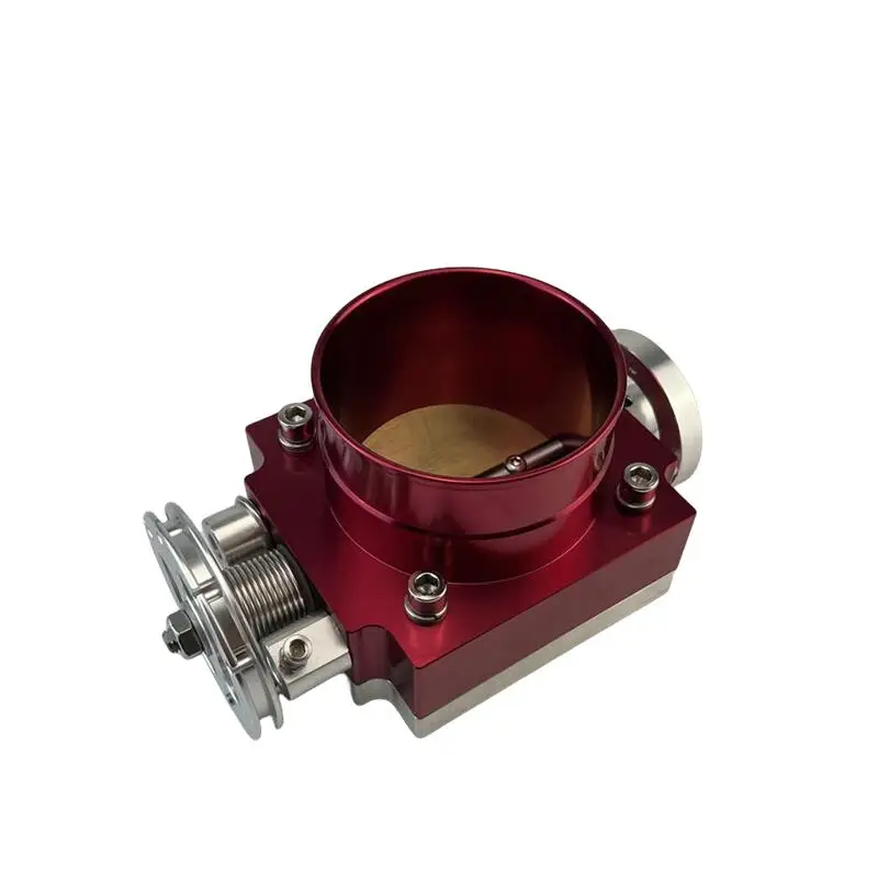 Numerical control machining 80mm engine throttle body custom parts manufacturing