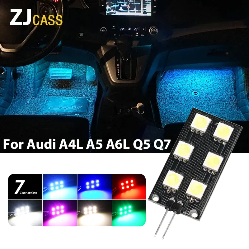 

5Pcs автомобиль светодиодные проем для ног свет любезно двери проем для ног свет для Audi A4L A5 A6L Q5 Q7 12 новый maiten новый passat преобразования специальные
