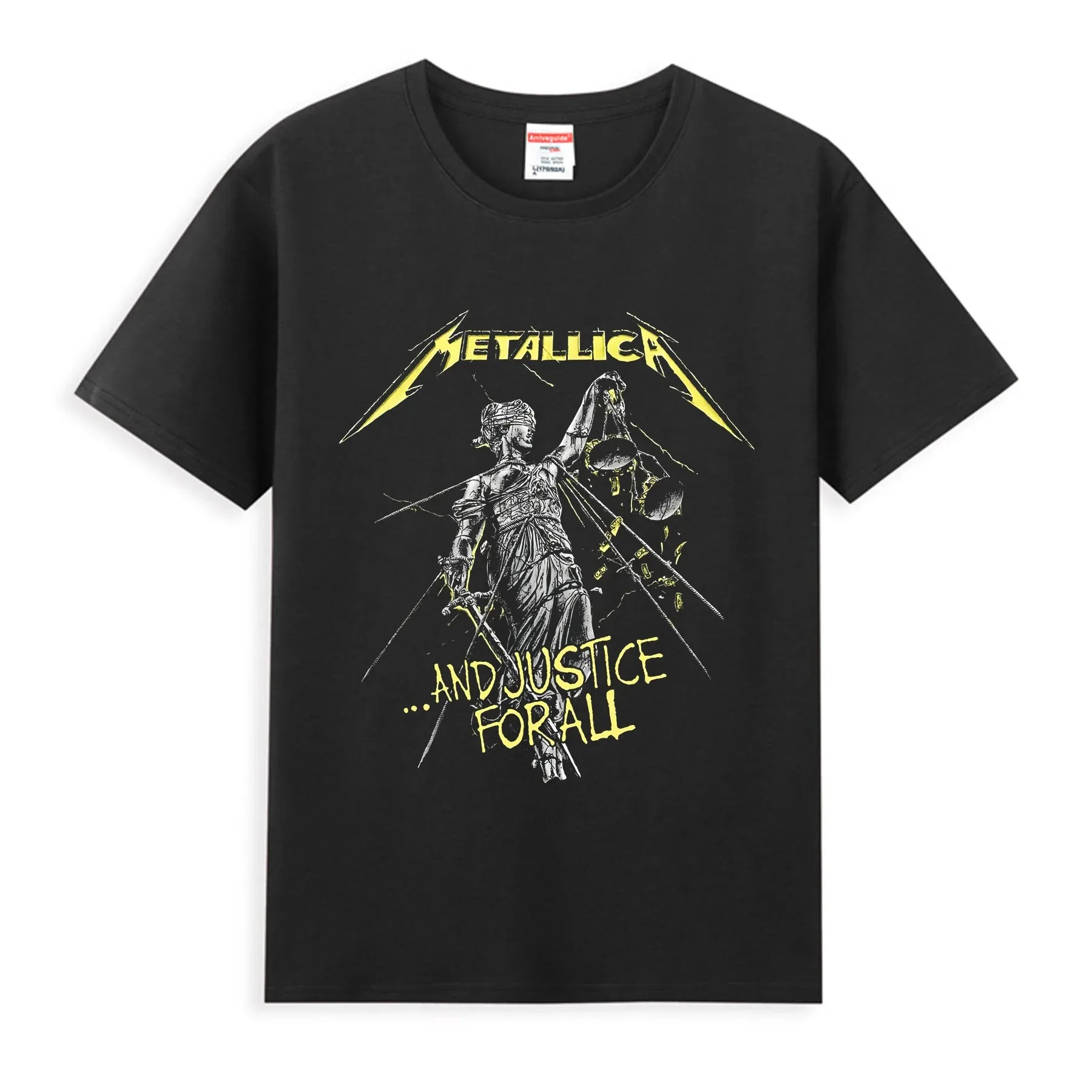Hot 2026 Metallica Rock Music Printed Cotton T-shirt Men's Summer Casual Top Short Sleeve Classic Male Women Tee