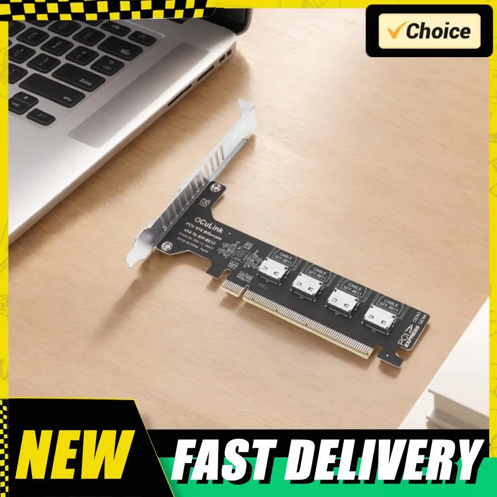 

Внутренний адаптер PCI-Express Bifurcation To SFF-8612 1/4X SFF-8612 SFF-8611 для U.2 SSD EGPU Внешняя док-станция для видеокарты