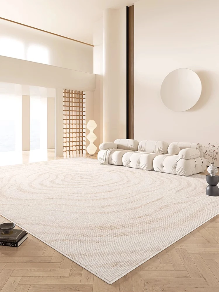 Beige Striped Carpet Creative Artistic Lines Rugs Cream Decorative Extra Large Living Room Carpets Comfortable Bedroom Rug Ковер