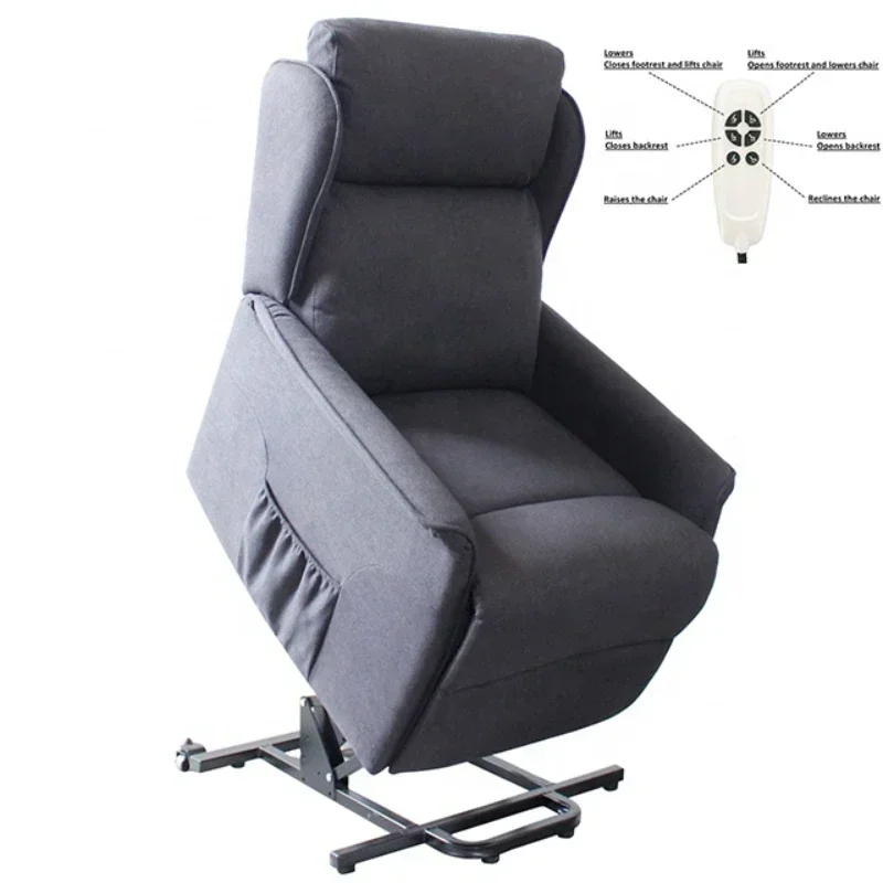 

Hot SalesWholesale Fabric Helping Furniture Massage Dual Motors Lift Recliner Chair