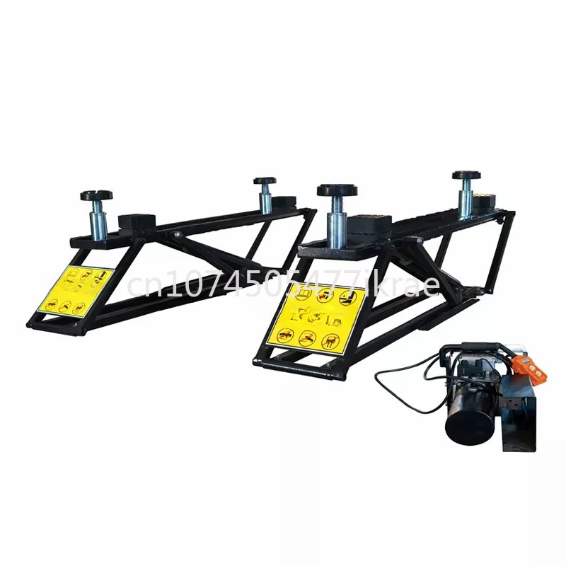 

0.75kw Electric Portable Hydraulic Car Lift Quick Service Scissor Lifter Mobile Scissor Jack