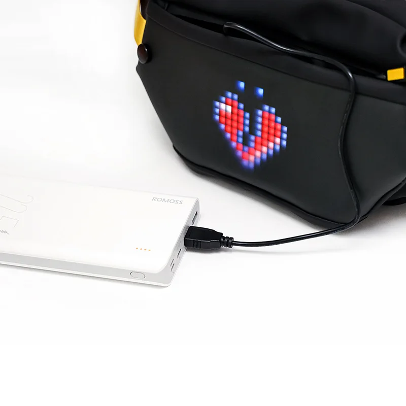 Borsa a tracolla da donna da uomo Cool LED Scelta di Editor Faionable Marsupio da petto Borsa da viaggio con tracolla regolabile fai-da-te