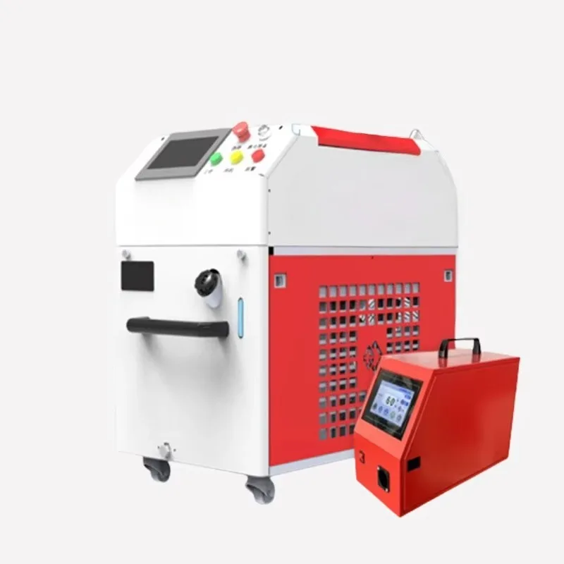 Handheld Fiber Laser Welding Machine with Cleaning and Cutting Functions for Stainless Steel Tanks Pipes Frames and Railings