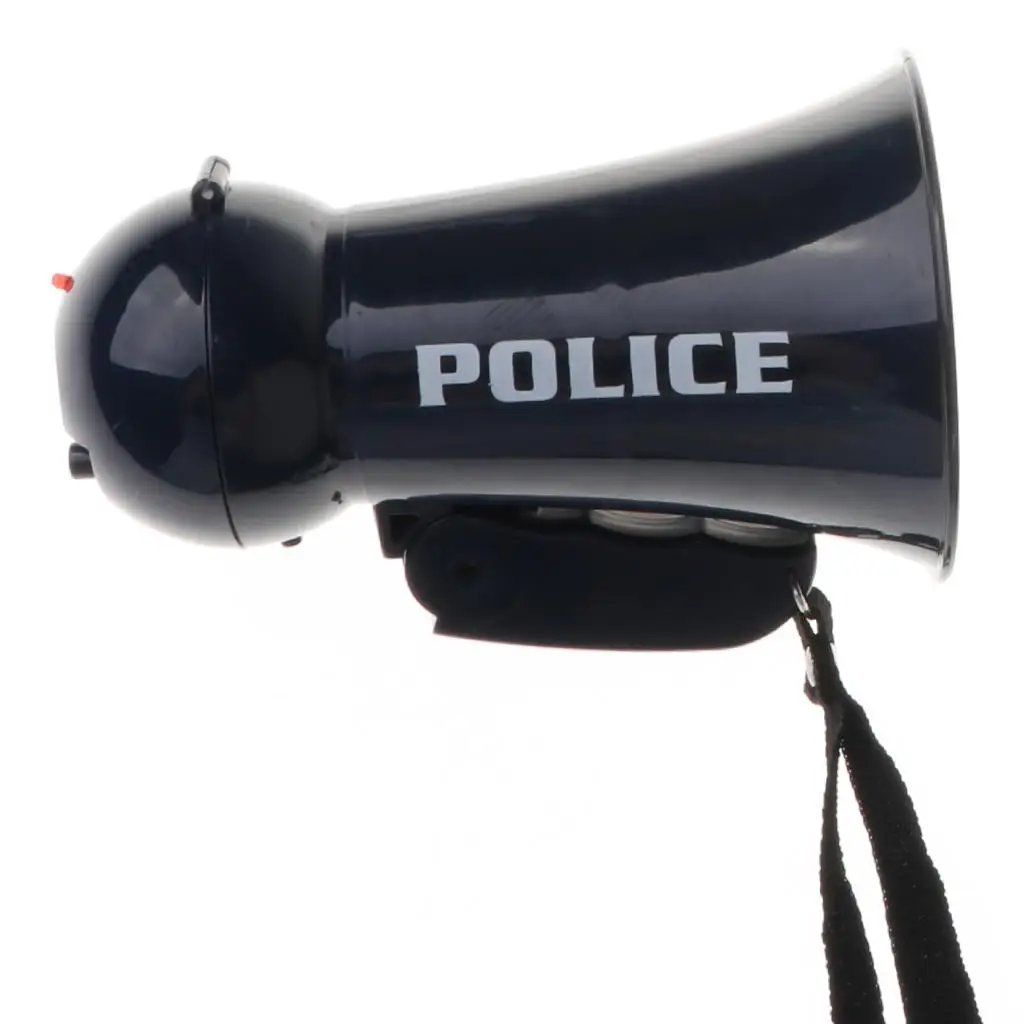 Children Fire Fighter Police Officer Megaphone Toy Bullhorn Pretend Play Props for Fancy Dress and Party Accessory
