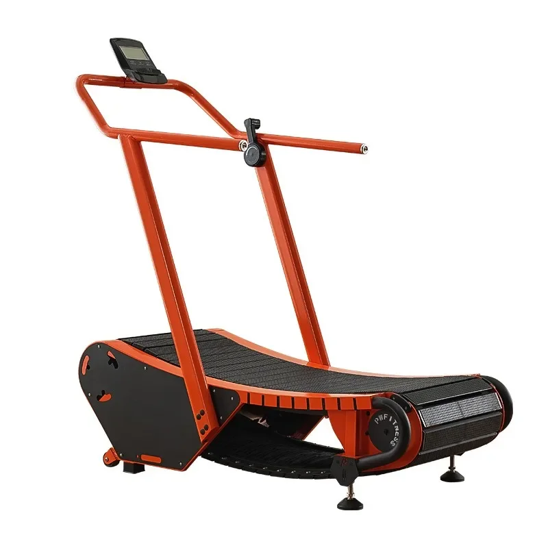 Commercial household small unpowered treadmill, arc silent without plugging in for fitness