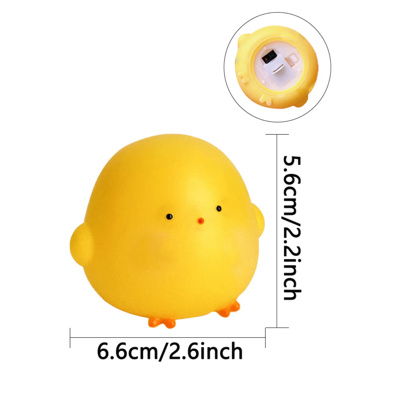 Chicken LED Night Light Bedroom Decoration Cute Cartoon Animal Night Light Christmas Gifts For Kids Room Bedside Sleeping Lamp