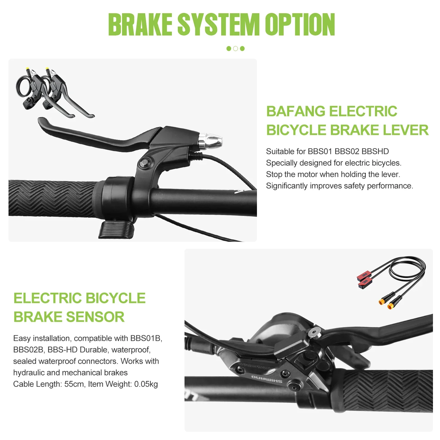 BAFANG 36V 500W 350W 250W Mittelantriebsmotor Elektrofahrradumbau BBS01B BBS02B mit Dlsplay Kit E-Bike-Motor 68-73MM – Detail 10