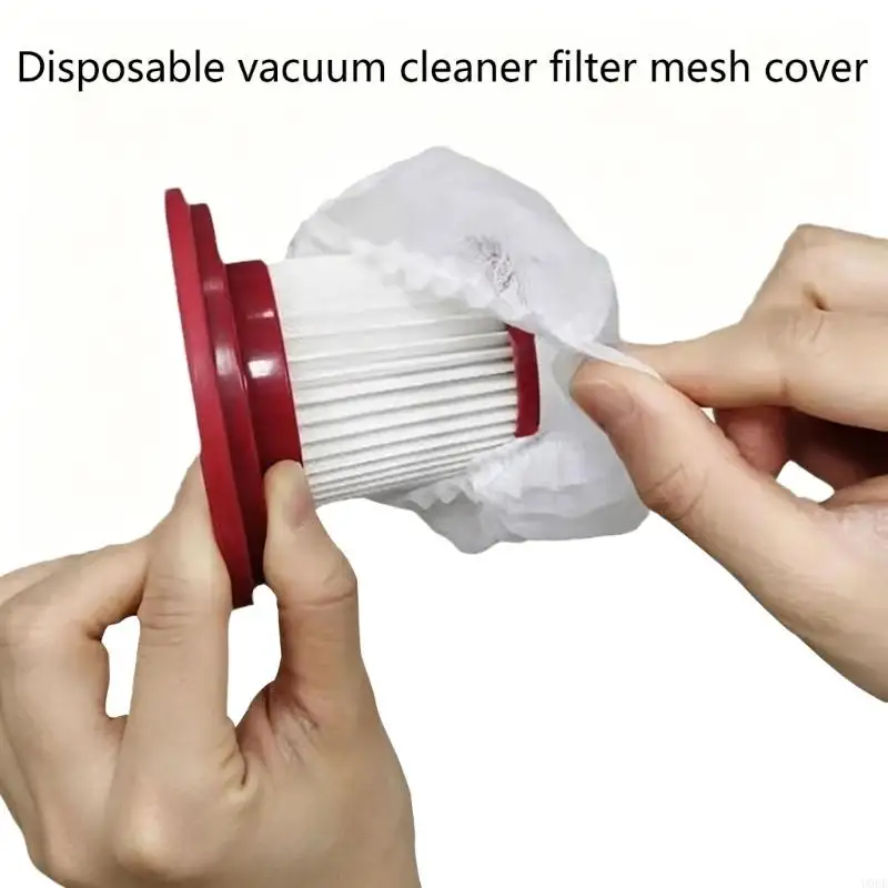   100Pcs Nonwoven Vacuum Cleaners Filter Disposable Filter Screen Dust Filter Bag
