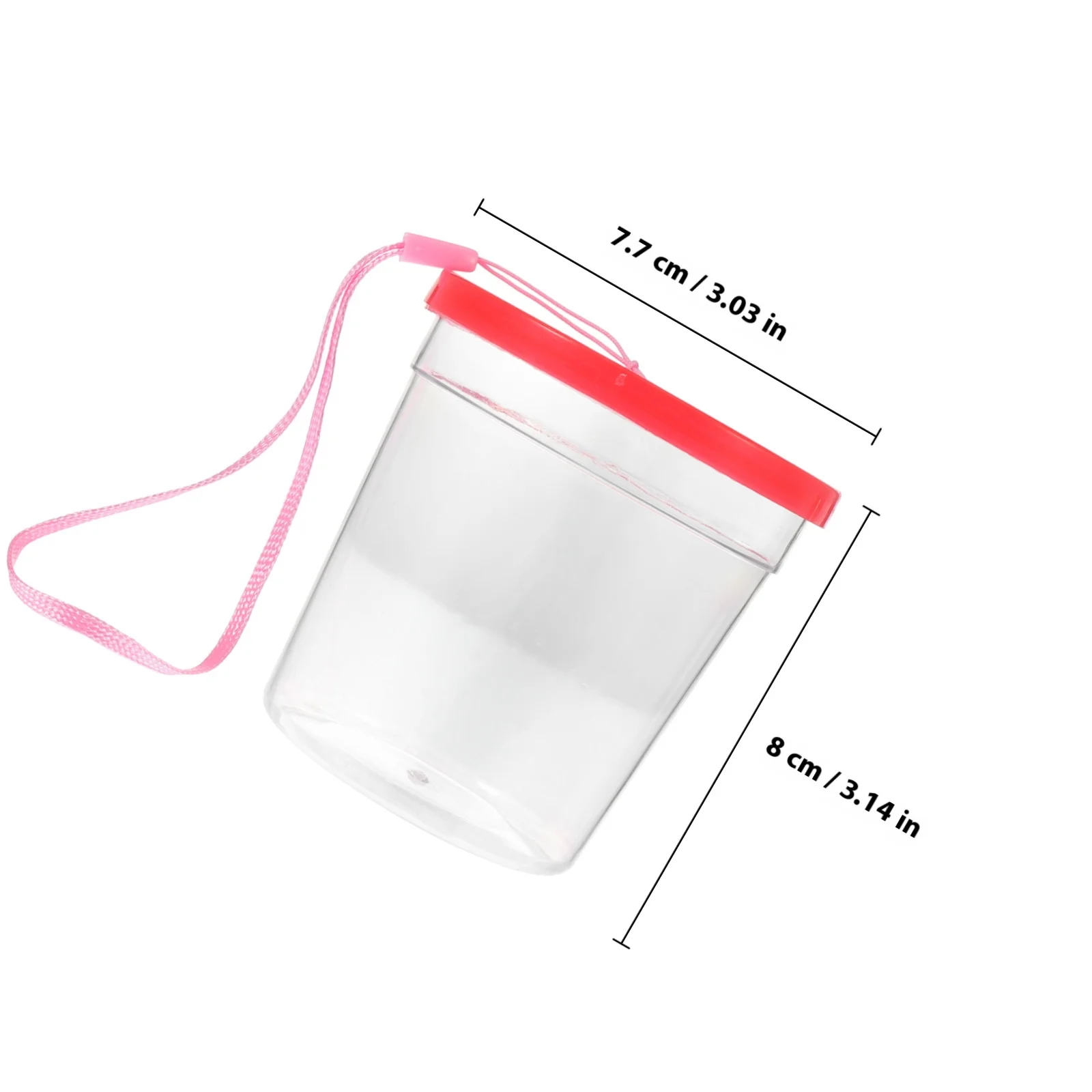 Reptile Feeding Box Small Turtle Tank Jellyfish Cup Insects Holder Transparent Case For Pet Breeding Container Spiders