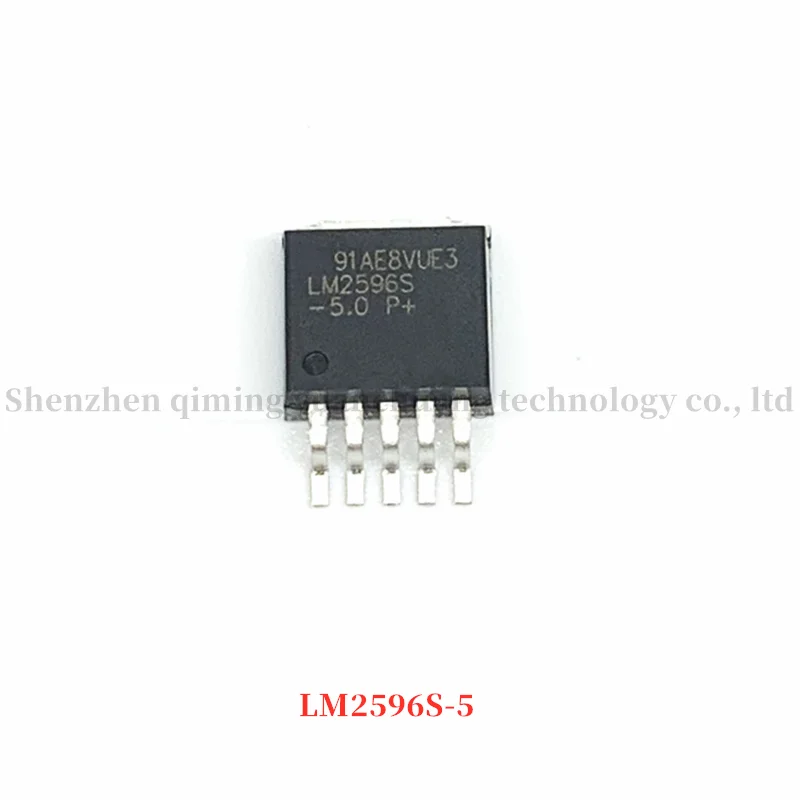 2pcs LM2596S-5.0 LM2596-5.0 TO-263-5 The TO - 263-5 LM2596 series switch voltage regulator IC chip new and original