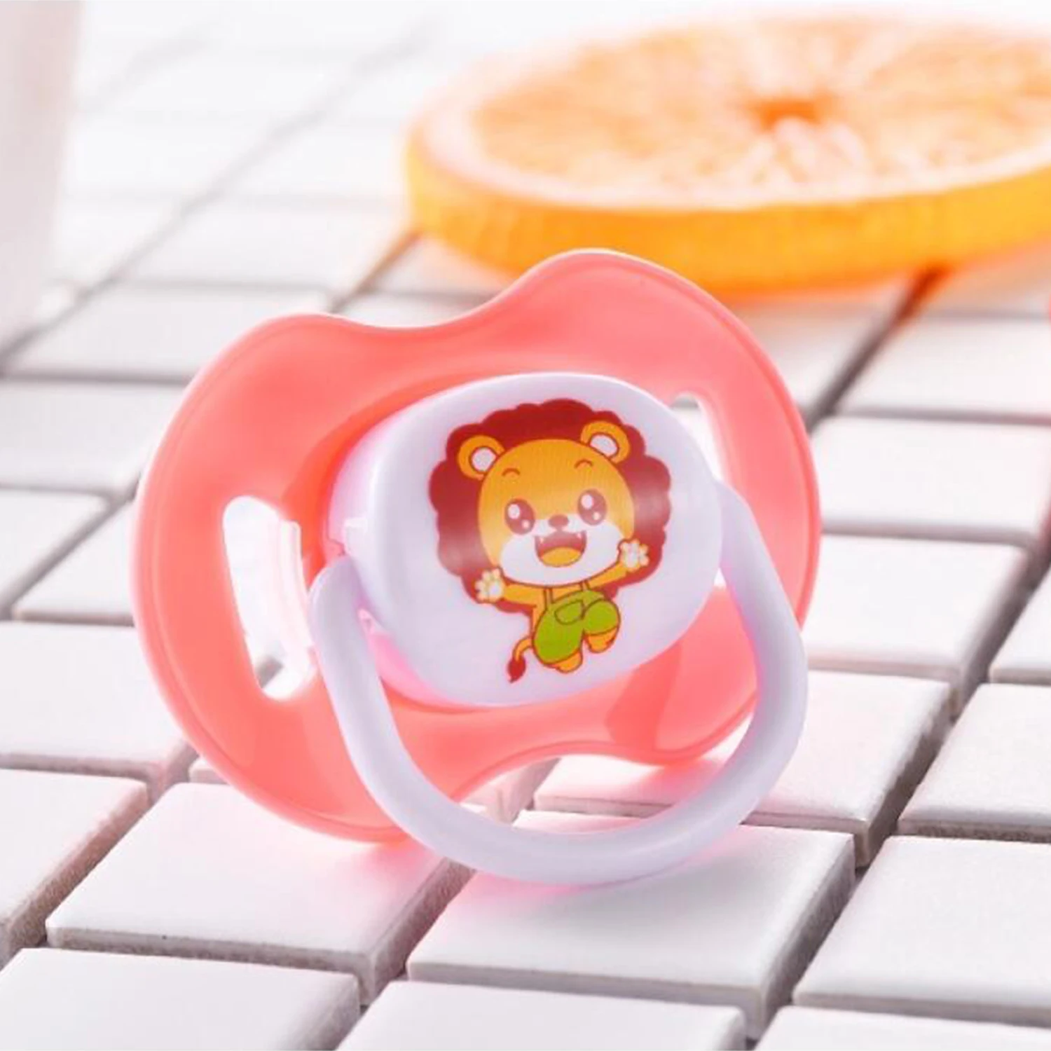 0-3 years old baby cartoon pacifier newborn silicone pacifier teethers toys animal patterns candy colour anti-buck teeth