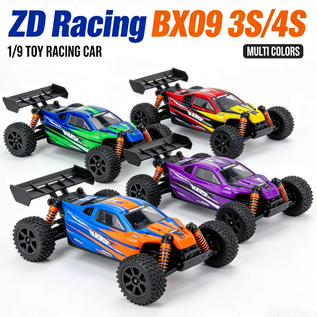 ZD Racing BX09 BX-09 1:9 1/9 Scale 4WD Buggy/Desert Truck Max Speed 75km/h 2.4Ghz 6CH Remote Controller Gift