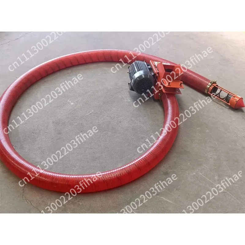 Grain depot feeder Hose type grain pumping machine Cement powder conveyor Large suction truck pumping machine