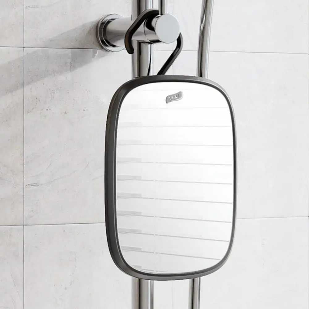 

TAILI Shower Mirror Fogless for Shaving, Removable Fog Free Wall Hanging Mirror Portable Bathroom Mirror for Travel Camping