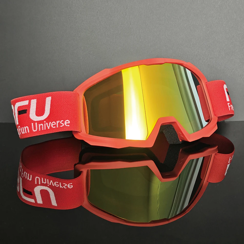 2025 FBFU ATV BMX Off Road Occhiali - Uomo Donna Tendenze di lusso, Frangivento antiriflesso, Occhiali di sicurezza per ciclismo Enduro Motocross