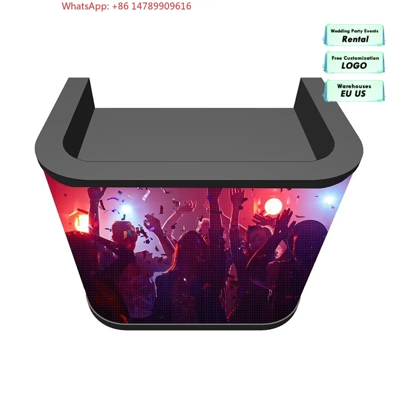

Portable Party Event, Family Bar, Nightclub, Full-color DJ Booth Display Screen with Flight case