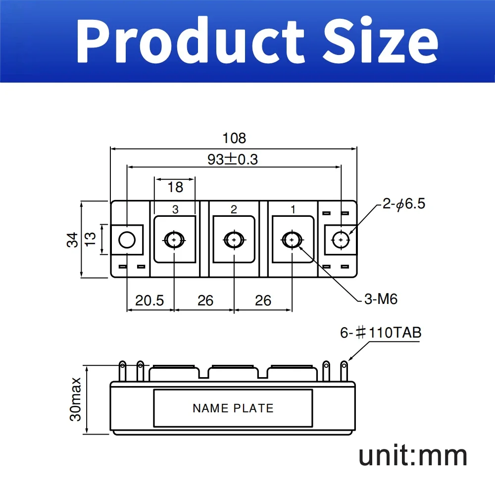 PWB-Power Tech Thyristor, PWB200A40 Tech Welding Machine, Diode Thyristor