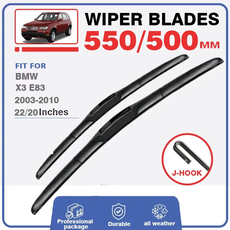 Car Front Rear Wiper Blades For BMW X3 E83 22\