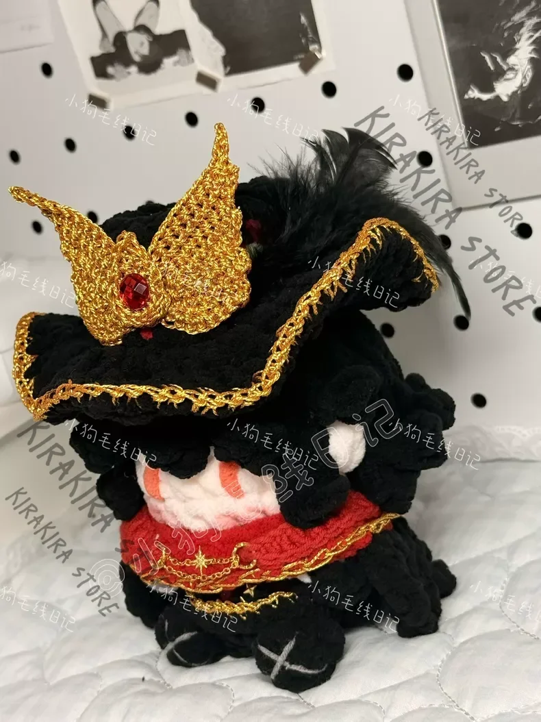 Identity Ⅴ Prospector Norton Campbell Crocheted Figures Model Kit Finished Maumet Plushie Cosplay Handcraft Decor Ornament