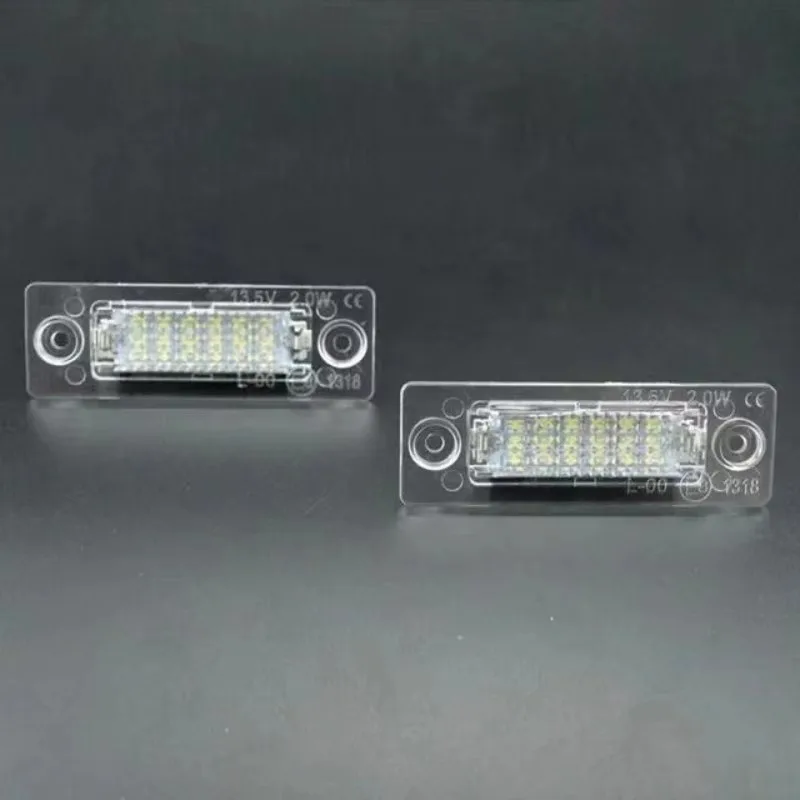 

Popu для ANGRONG 1 пара светодиодных ламп освещения номерного знака Tiguan 5N Porsche Cayenne 955/957 Audi TT VW Golf Touareg Pas