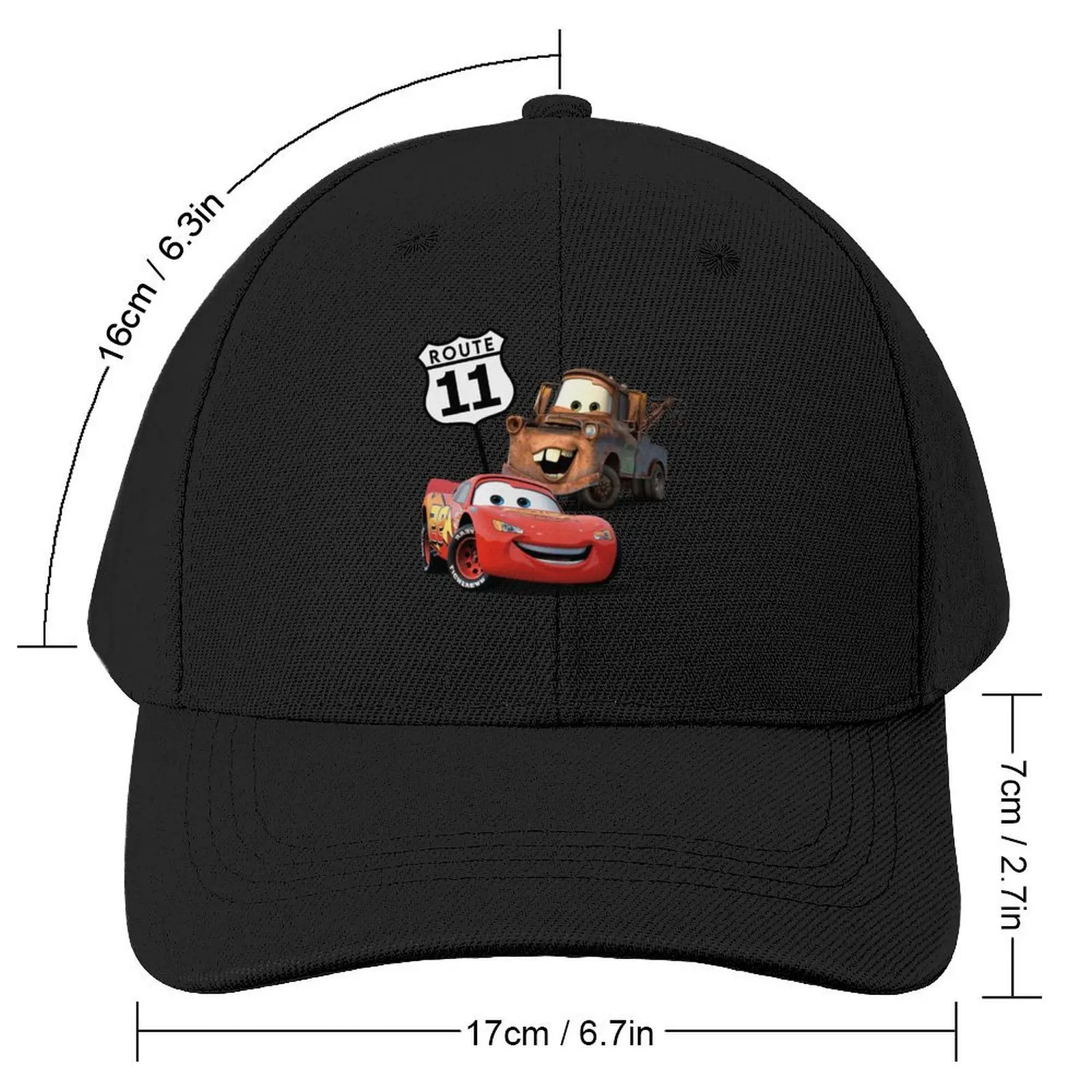 McQueen and Mater Baseball Cap |-F-| Ball Cap Sun Cap Icon For Men Women's