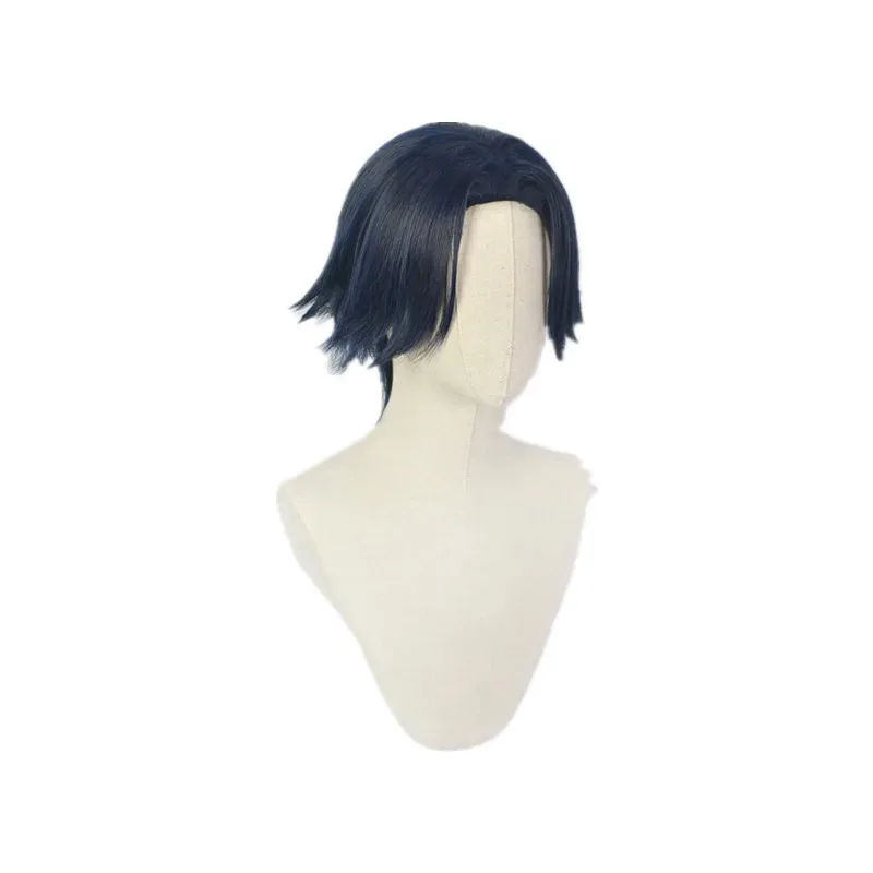 Nouveau 2025 Manjiro Sano perruque avec autocollants de tatouage jeune adulte Mikey Anime Tokyo vengeance Cosplay doré noir court ★ AA9X