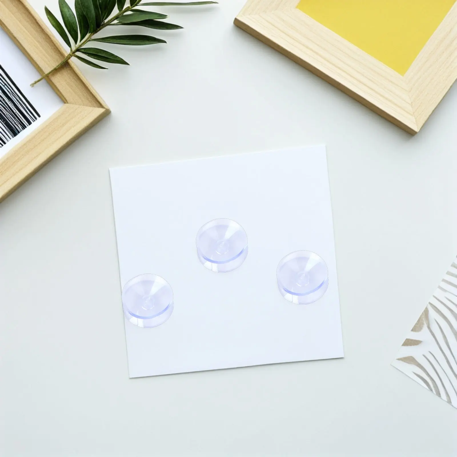48Pcs Glass Table Top Anti-Slip Pads Double Sided Suction Cups Clear Furniture Spacers Tea Table Protectors Desktop Stabilizers
