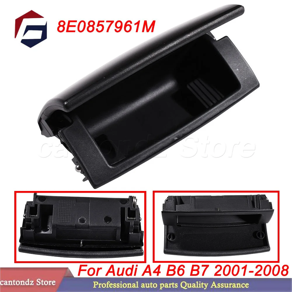 High Quality and New Rear Center Console Black Ashtray For Audi A4 B6 B7 2001-2008 8E0857961M Auto Accessory