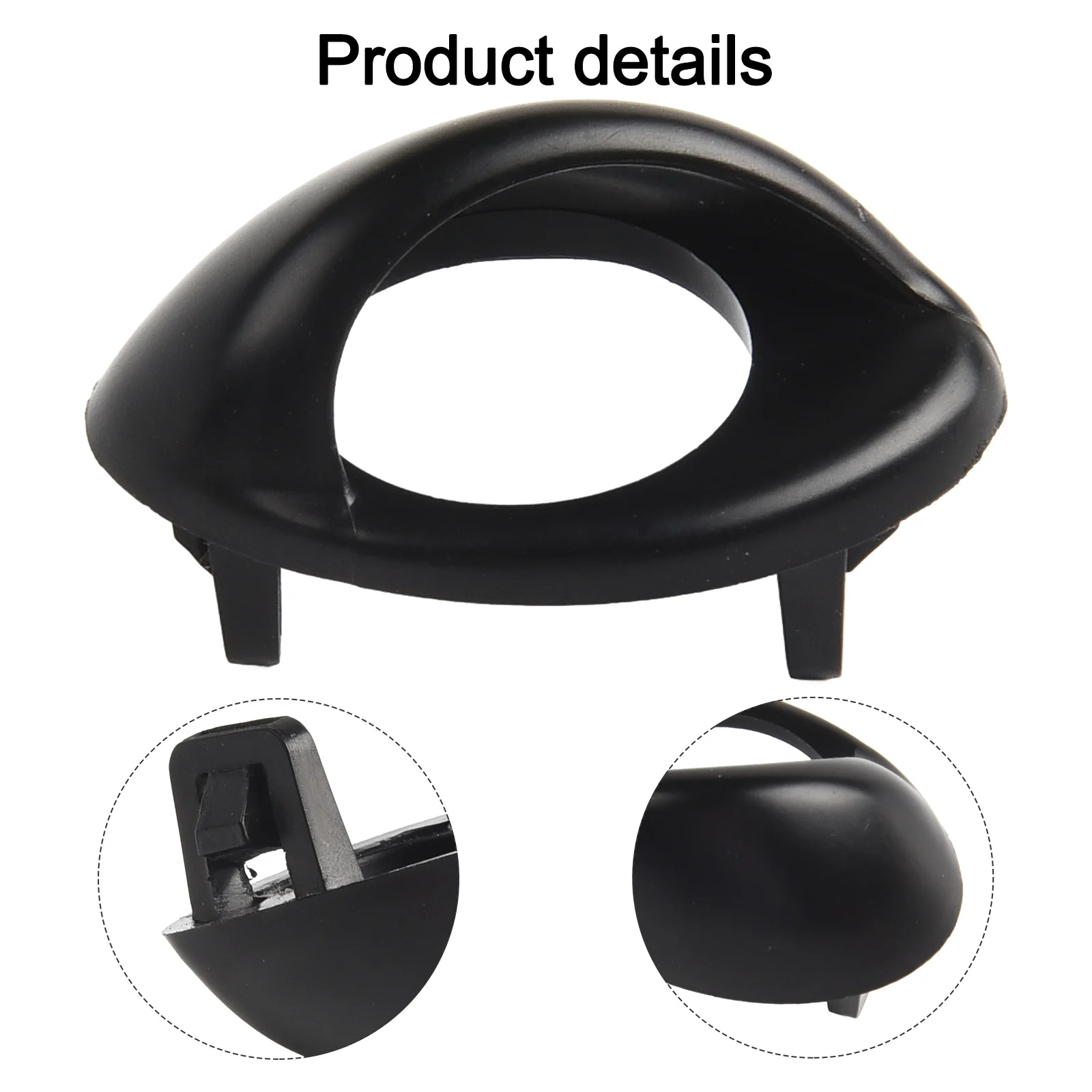 Automotive Front Right Headlight Washer Cover for BMW E63 E64 2002-2010 Model Year 51117115708 ABS Material Design