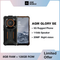 AGM Glory SE 8 + 128GB, IP68 Waterproof, 48MP, Anti-Cold, 6200mAh Battery, NFC, 5G, 6.53 \