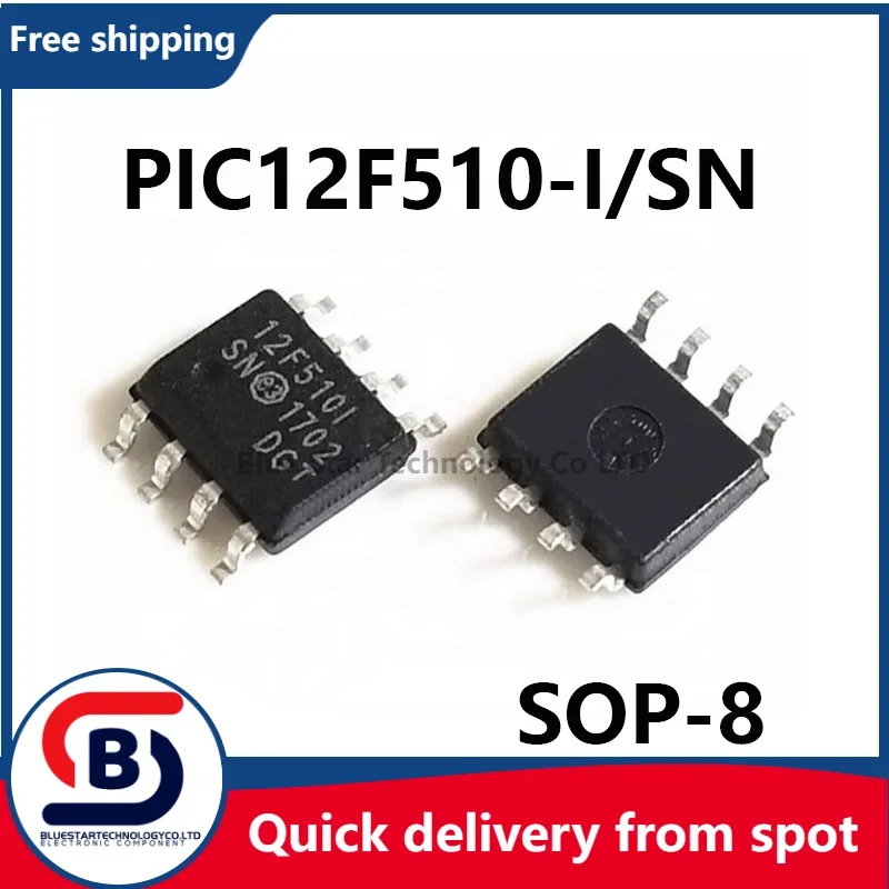 Free Shipping 10-50pcs/lots PIC12F510-I/SN PIC12F510 12F510 SOP8 Quick delivery from spot