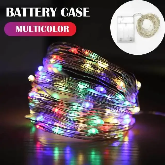 LED Christmas Lights  Fairy  String Light Decorations for Halloween Home Party Valentine\'s Day Wedding Decoration.