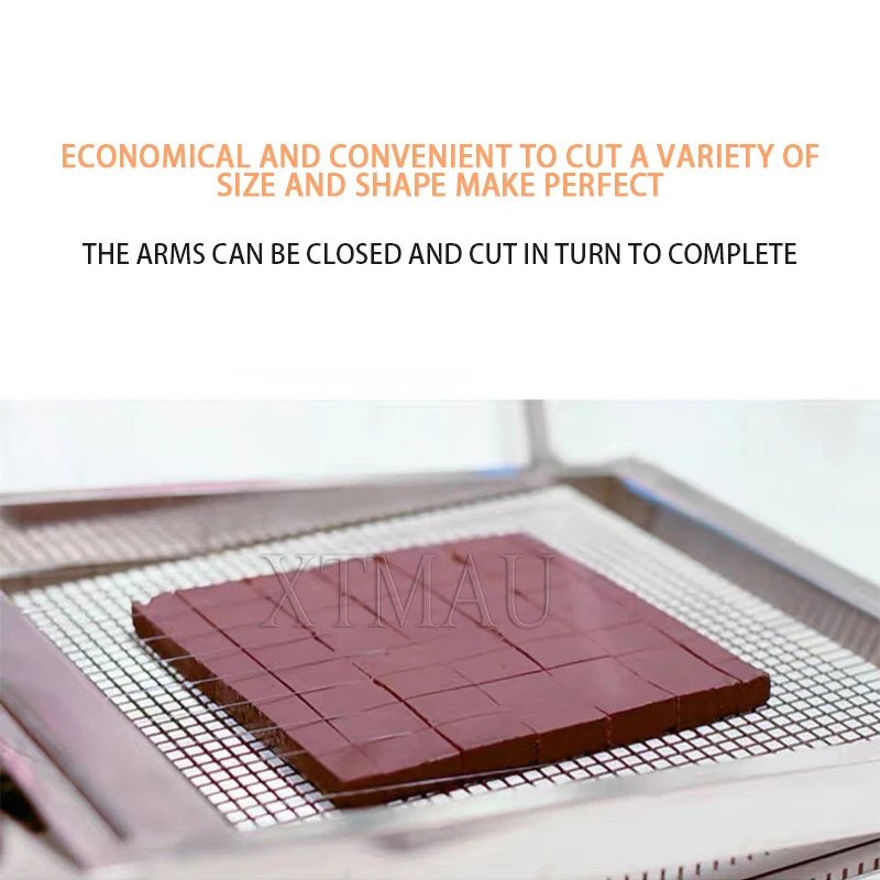 Confectionery Marshmallow Cutting Machine Raw Chocolate Cuber Square Cheese Cake Cutter