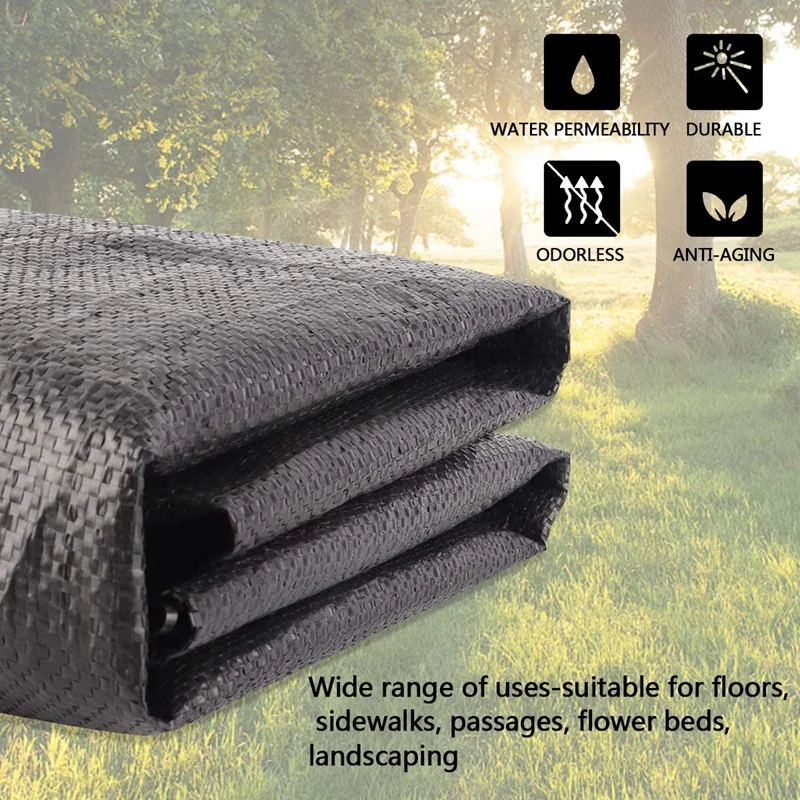 Cobertura do solo de controle de ervas daninhas, respirável e hidratante, degradação, não tecido, proteção do pomar, 8pcs