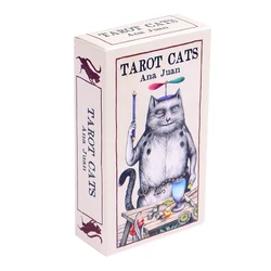 78 sztuk / zestaw nowych kart Tarot Cats Ana Juan Wodoodporne, trwałe akcesoria do gier planszowych w domu