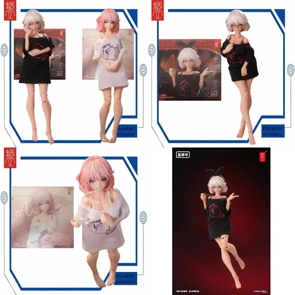 SnailShell RA-01L Aileen Loungewear 1/12 Anime Figure 155mm Posable Girl with Swap Faces Hands Movable Eyes Bonus Etched
