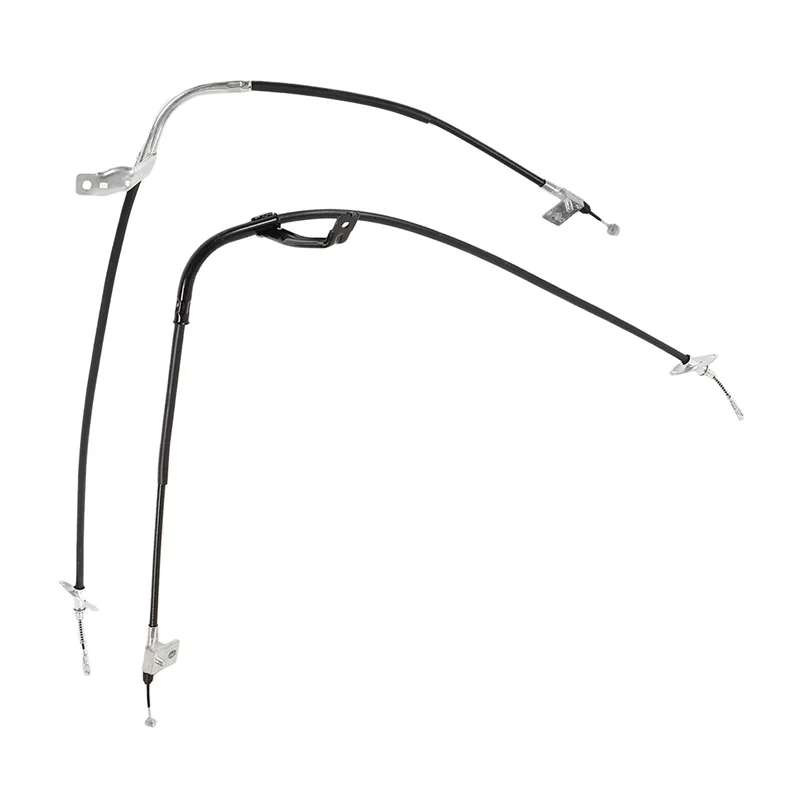 

ABTC-2Pcs 4902034204 4901034202 Rear Handbrake Cable Left Right For SSANGYONG KORANDO SPORTS MUSSO II ACTYON RHINO