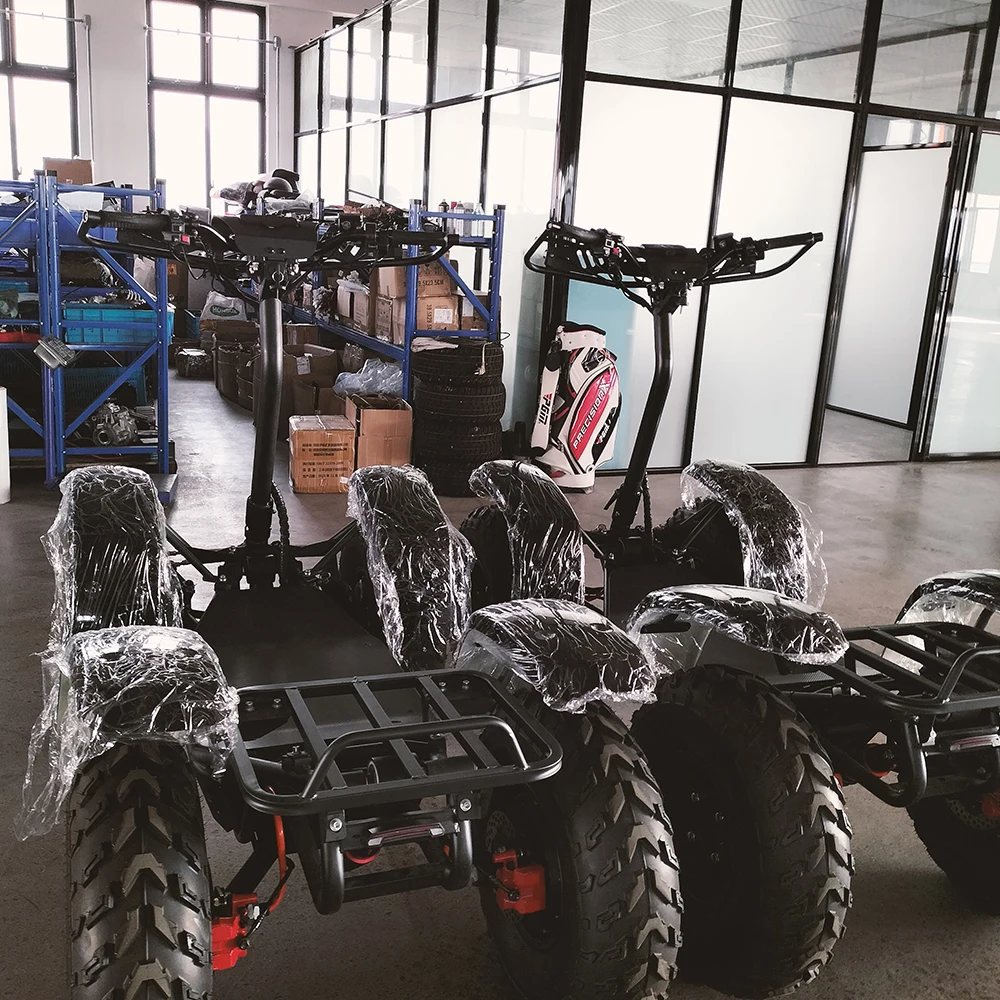 2024 نوع جديد تصميم رخيصة نوع HD4 جميع الكهربائية الثقيلة 4x4 على الطرق الوعرة فائدة مركبة أربع عجلات سكوتر 6000 واط