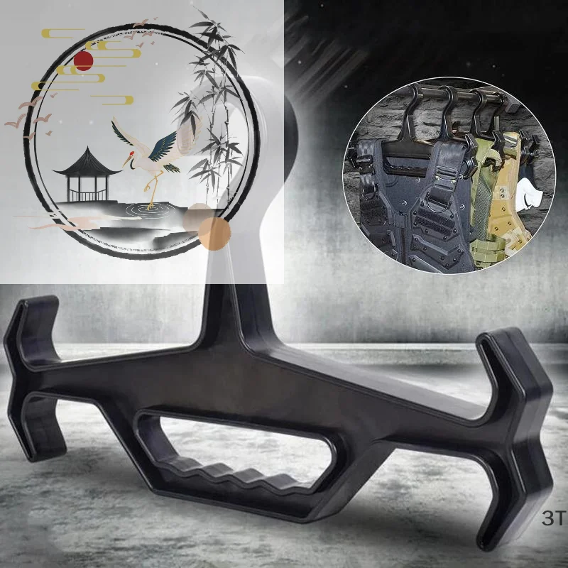 Tactical Equipment Heavy Duty Hanger Multi-Purpose Display Rack for Hunting Vest Diving Paintball Suits