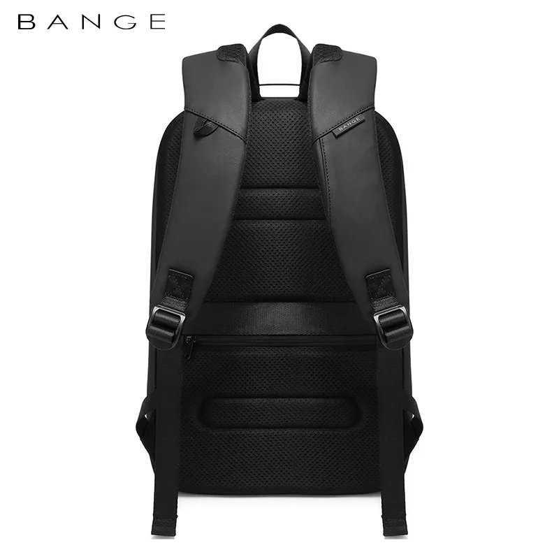 BANGE-mochila de diseño único para hombre, morral de negocios multicapa, con carga externa USB 15,6, para ordenador portátil, para adolescentes