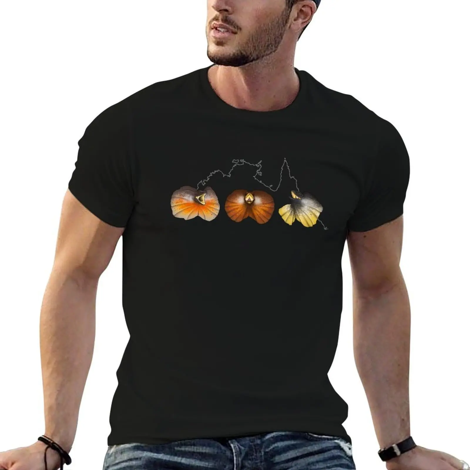 Australian Frilled Lizard T-Shirt blanks customizeds mens tall t shirts