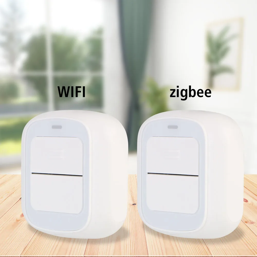 

For Smart Home Easy Operation Mini Scene Switch Push Button WiFi/ZigBee Smart Controller Effortless Automation