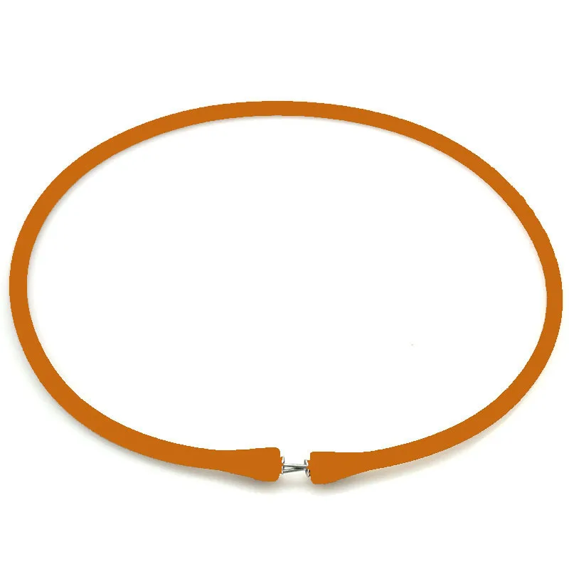 Wholesale Marigold Rubber Silicone Band for DIY Custom Necklace