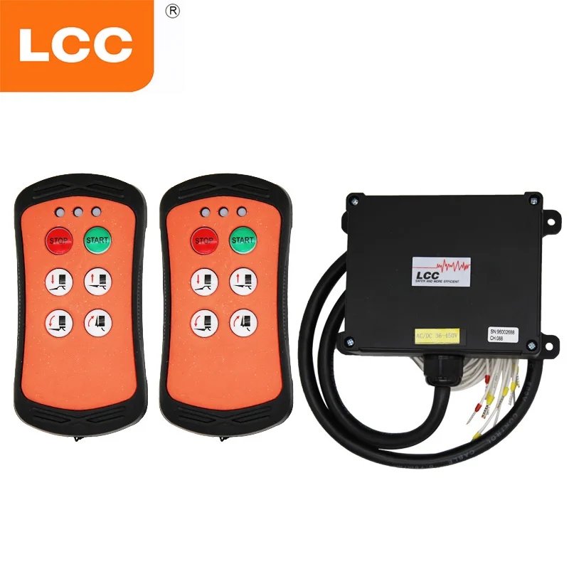 Lcc A400 4-knop Industriële Draadloze Afstandsbediening Voor Bovenloopkraan Auto Achterklep Opheffen Universele Draadloze Radio Controller