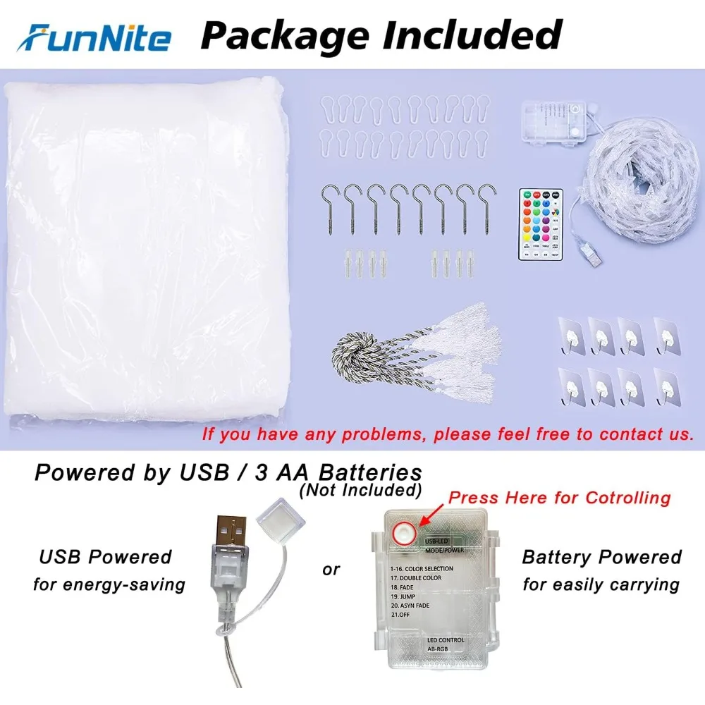 White Princess Bed Canopy with 100 LED Star Lights, Remote Control, Timer for Kids Room