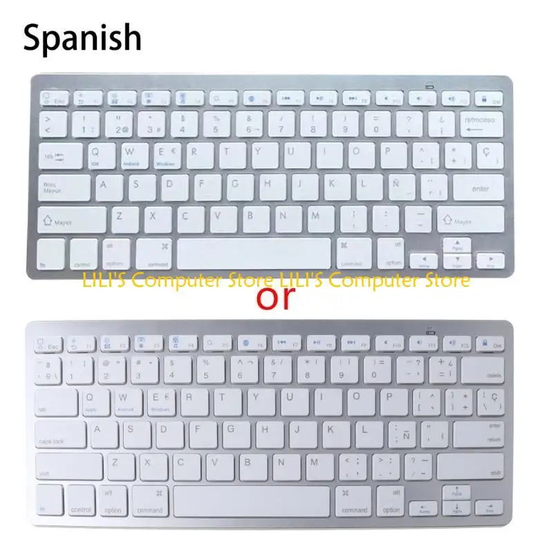

A52B Russian/Spanish/Korean/English Keyboard Bluetooth-compatible Keypad Keyboard
