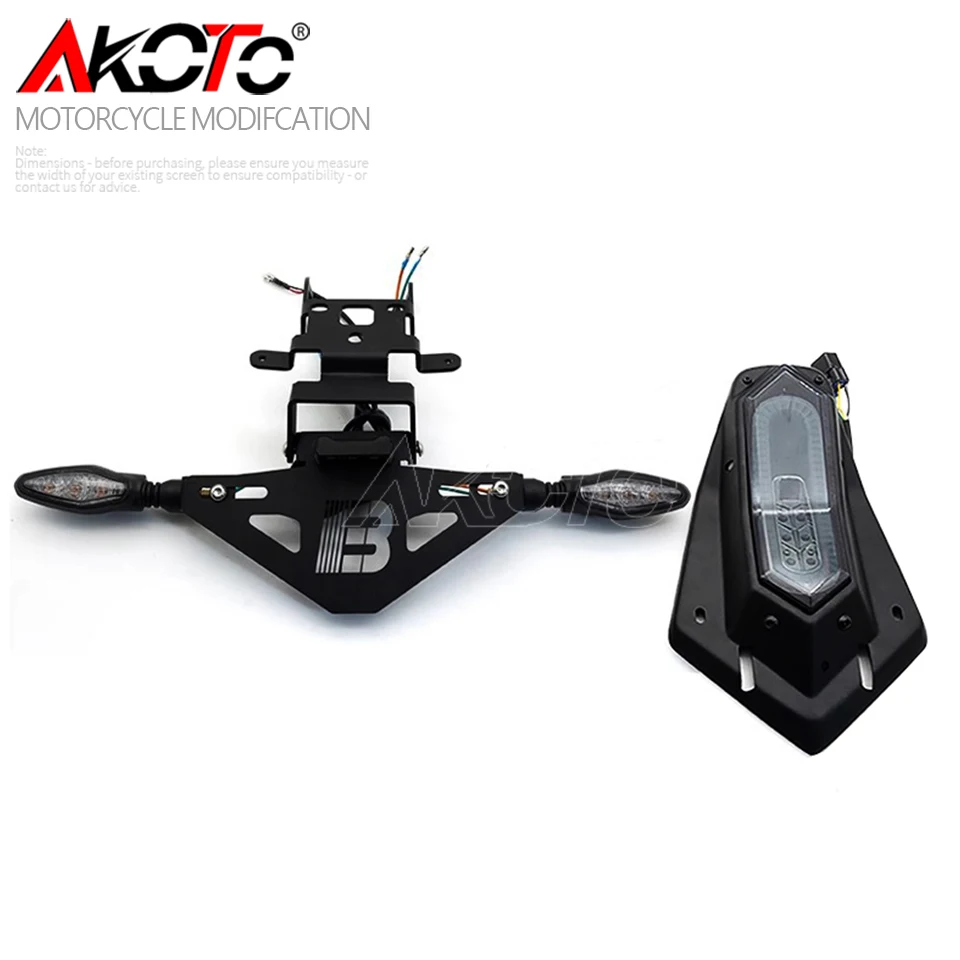 NIEUWE Achterlicht Motorfietsen Tail Tidy Kentekenplaathouder Richtingaanwijzers Voor CFMOTO 675SR-R 675SR SR 675 675 SR SR-R Onderdelen